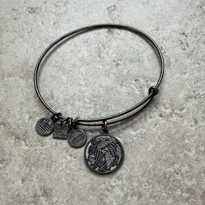 Alex and Ani Silver Charm Bangle